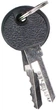 Велозамок з ключем Dunlop Cable Lock Синій (dn-lock-bl2) - зображення 2