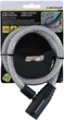 Велозамок с ключом Dunlop Cable Lock Серый (dn-lock-gy) - изображение 3