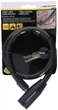 Велозамок з ключем Dunlop Cable Lock Чорний (dn-lock-bk2) - зображення 3