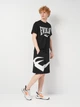 Шорты хлопковые длинные мужкие Everlast Bermuda Icon Felpa 38M235D08-2000 M Black (8052995759014) - изображение 3