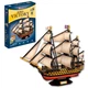3D пазл объемный Cubic Fun Корабль HMS Victory 189 элементов T4019h - изображение 4