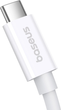 Kabel Baseus Superior 2 USB Type-C - USB Type-C 1.8 m 240 W White (AT6932172657468) - obraz 4