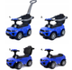 Jeździk Lean Cars Sport Car Toddlers 614W z phaczem 4 w 1 Niebieski (5902808155294) - obraz 14