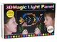 Układanka edukacyjna LEAN Toys Magic Panel 3D podświetlana 180 el. (5905991002680) - obraz 5
