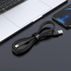 Kabel Acefast C2-02 USB Type-A do Lightning 1.2 m silicone zinc connectors Black (6974316280682) - obraz 5