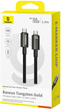 Кабель Baseus Tungsten Gold USB Type-C - USB Type-C 1.5 м 100 Вт Black (AT6932172657673) - зображення 7