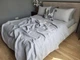Постельное белье SINGLE GREY, муслин Евро размер, наволочки 50/70 - изображение 1