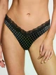 Набор белья со стразами Bare Plunge Convertible Shine Bra Black Dots размер 34C-S - изображение 5