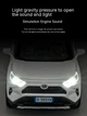 Машинка металева Toyota RAV4 Sport Тойота рав 4 спорт біла 1:32 звук світло інерція - зображення 5