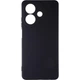 Чехол Silicone Case для Oppo A3x (CPH2681 / CPH2641) бампер черный - изображение 1