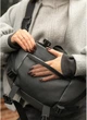 Велика жіноча поясна сумка бананка з екошкіри SAMBAG Графітова (867038721) - зображення 4