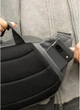 Велика жіноча поясна сумка бананка з екошкіри SAMBAG Графітова (867038721) - зображення 6