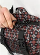 Велика тканинна чоловіча поясна сумка бананка SAMBAG Чорна з принтом (1010038721) - зображення 7