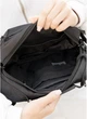 Жіноча тканинна сумка через плече SAMBAG Чорна з жовтим (10990301517) - зображення 7