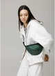 Женская сумка бананка на пояс из экокожи SAMBAG Зеленая (780024815) - изображение 3
