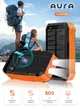 УМБ повербанк AURA NRG-40SE ARM SOLAR 40000 mAh Wireless Dynamo Charging Orange (PBANRG40SEO) - изображение 3