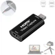 Карта захоплення відео HDMI на USB 2.0 (Full HD) — Компактна плата для стрімінгу, запису ігор та відеоконференцій - зображення 1