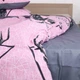 Простынь MirSon Ranforce Elite 17-0516 Noble deers pink 220х240 см (2200004656595) - изображение 1