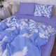 Простынь MirSon Бязь 17-0590 Feathers 220x240 (2200007104802) - изображение 2