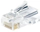Коннектори RJ-45 KINGDA Cat.6 UTP 8p8c — 100 шт в упаковці (KD-PG8016-C6/100) - зображення 1