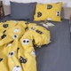 Простынь MirSon Бязь 17-0500-1 Twinkling Серая King Size 220x240 см 100% Хлопок (2200008616199) - изображение 3