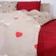 Простынь MirSon Бязь 17-4750 Multicolored hearts 220x240 см (2200008933425) - изображение 1