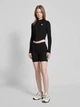 Кофта в рубчик на молнии Guess L черный V5GP27KCRS2 5272 - изображение 3
