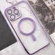 Чохол силіконовий протиударний WAVE Metal Color Case with MagSafe + захист камери для Apple iPhone 14 Pro (6.1") Purple - зображення 8