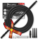 Силіконовий шланг для кальяну BudPro з алюмінієвою ручкою і пружиною проти перегину 190 см (5024613-X00408NSWL) - зображення 1