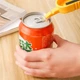 Ручная открывалка для бутылок Bottle Opener кухонная открывашка для крышек банок / энергетиков / кронепробок, 21.5х8.5 см, желтая (106918646) - изображение 4