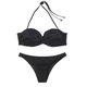 Купальник Victoria’s Secret бандо 32B + XS плавки бикини. - изображение 1