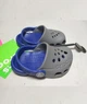 Дитячі крокси-сабо для хлопчика Crocs Electro Clog Smoke/Cerulean (26/27, сірий) - изображение 10