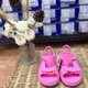 Дитячі сандалії для дівчинки Crocs Swiftwater Expedition Sandal Pink Lemonade (30/31, яскраво рожевий) - изображение 8