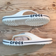 Чоловічі Крокс в'єтнамки Баябенд БІлі Crocs Bayaband Flip White/Navy (48/49, білий) - зображення 4