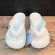 Чоловічі Крокс в'єтнамки Баябенд БІлі Crocs Bayaband Flip White/Navy (48/49, білий) - зображення 9