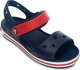 Дитячі сандалії для хлопчика Crocs Crocband Sandal Kids Navy/Red (24/25, синий) - изображение 5