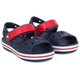 Дитячі сандалії для хлопчика Crocs Crocband Sandal Kids Navy/Red (24/25, синий) - изображение 7