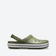 Чоловічі крокси Crocs Crocband Clog Army Green (42-43, хакі) - зображення 6