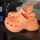 Жіночі крокси Crocs Classic Clog Bae Orange (36-37, помаранчевий) - изображение 11