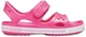 Дитячі сандалії Crocs Preschool Crocband II Sandal Paradise Pink/Carnation (32/33, розовий) - зображення 9