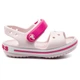 Дитячі сандалії для дівчинки Crocs Crocband Sandal Kids Barely Pink (25/26, бежевий) - изображение 3