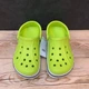 Дитячі крокси-сабо для хлопчика Crocs Bayaband Clog Kids' Lime Punch/Navy (25/26, зелений) - изображение 10