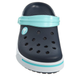 Дитячі крокси-сабо для хлопчика Crocs Crocband Clogs Navy/Ice Blue Kids (22/24, синій) - изображение 9