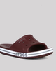 Жіночі шльопанці Crocs Bayaband Slide Burgundy (36-37, бургундія) - зображення 3