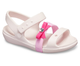 Дитячі сандалії для дівчинки Crocs Keeley Charm Sandal Barely Pink (24/25, бежевий) - зображення 4