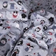 Простынь MirSon Бязь 17-0672 Silver Owlets 220x240 см (2200010182804) - изображение 5