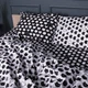 Простынь MirSon Бязь 17-0673 Monochrome Meows 220x240 см (2200010184471) - изображение 3