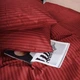 Простынь MirSon Бязь 17-0608 Stripe Red 220x240 см (2200010364866) - изображение 5