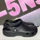 Чоловічі крокси Crocs Classic Black Clog (43-44, чорний) - зображення 6
