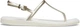 Жіночі сандалі Crocs Miami Thong Flip Metallic Chalk (42-43, сріблястий) - изображение 3